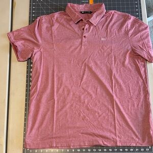 Travis Mathew Maroon Polo Shirt